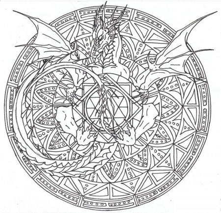 Complicated Coloring Pages for adults Free To Print