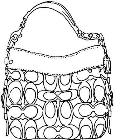 Eyestopper Gucci Handbag as Accessories Colouring Pages - Picolour