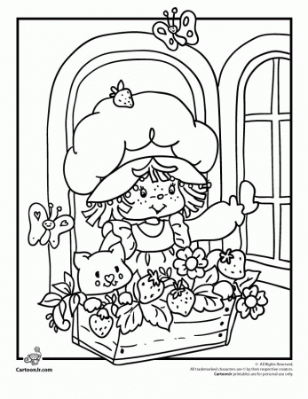 80s strawberry shortcake coloring book - Clip Art Library