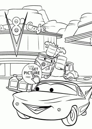 Cars coloring pages for kids, printable free | coloing-4kids.com