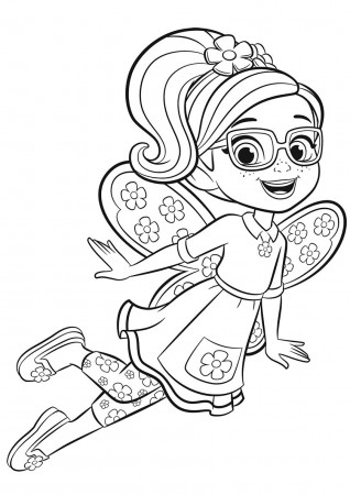 Poppy | Cartoon coloring pages, Poppy coloring page, Coloring pages