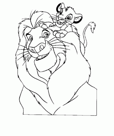 Coloring Page - The lion king coloring pages 107