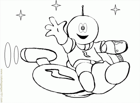 Outer Space Coloring Sheets