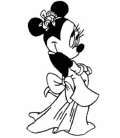 Minnie Mouse Coloring Pictures