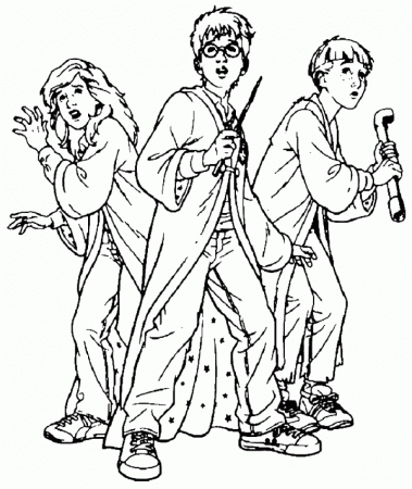 Harry Potter Coloring Pages Online - HD Printable Coloring Pages