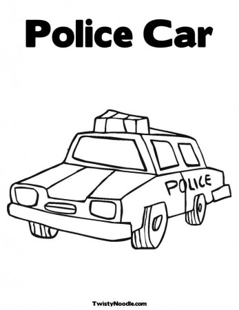 police police cars Colouring Pages