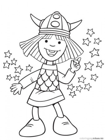 Wicky the Viking Coloring Pages 44 | Free Printable Coloring Pages 