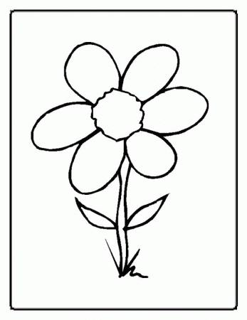 Coloring Pages Of A Flower Pot