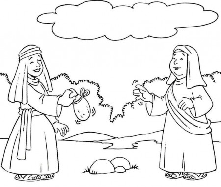ruth in the bible Colouring Pages (page 3)