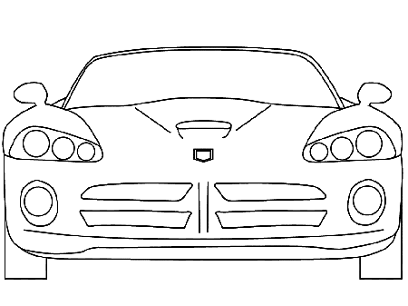 Cars Colouring Pages