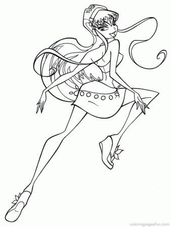 Winx Club Coloring Pages 21 | Free Printable Coloring Pages 