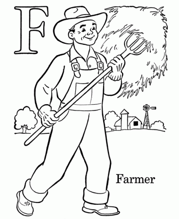 Farm Colouring Pages For Children