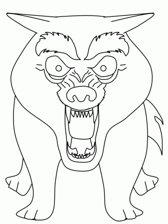 Wolf5 Animals Coloring Pages & Coloring Book