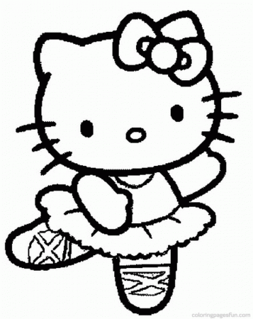 Hello Kitty | Free Printable Coloring Pages – Coloringpagesfun.com 