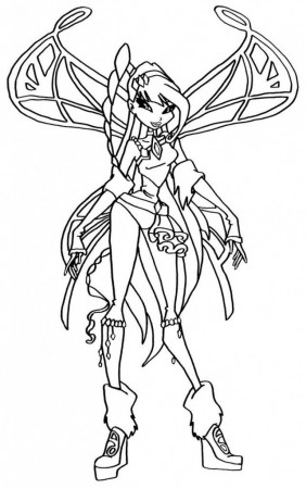 Cartoon: Best Winx Club Coloring Pages Musa Picture, ~ Coloring Sheets