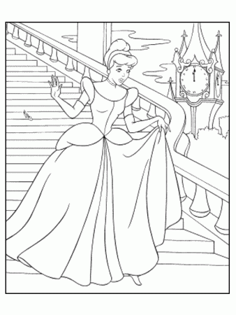 Cinderella Coloring Pages | Coloring pages