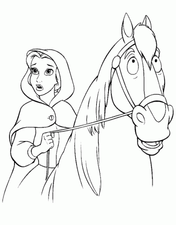 Beauty And The Beast Coloring Pages | Disney Coloring Pages | Kids 