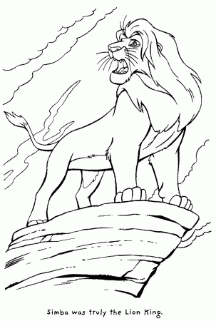 Lion King Coloring Pages | Learn To Coloring