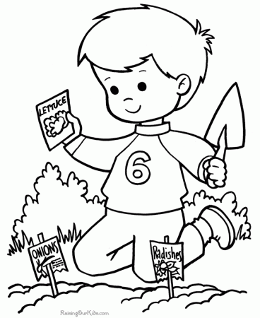 Spring Coloring Page 002