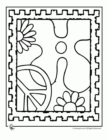 Peace Signs Coloring Pages - Free Printable Coloring Pages | Free 
