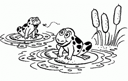 Latest Coloring Pages Of Lily Pad Best Resolutions | ViolasGallery.