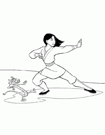 Mulan Coloring Pages 11 | Free Printable Coloring Pages 