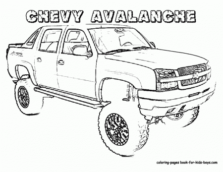 Truck Coloring Book Gallery For Emergency Coloring Pages Kids 