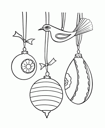 BlueBonkers : Christmas Ornaments Coloring pages - 2
