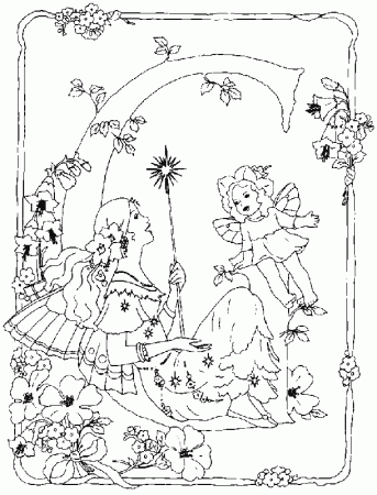 Alphabet Fairies | Free Printable Coloring Pages 