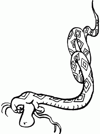 Fox snake Colouring Pages (page 2)