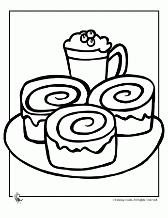 Chocolate Coloring Pages | Birthday Printable