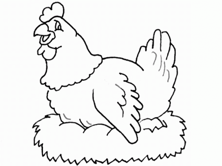 Hen2 Animals Coloring Pages & Coloring Book