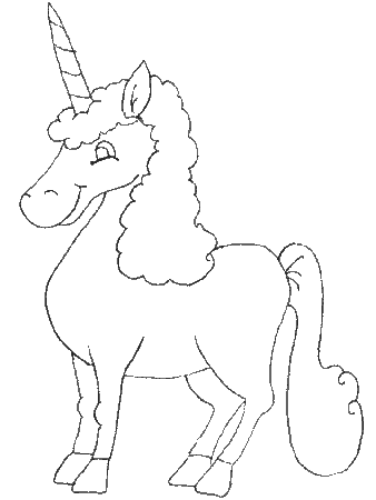 Coloring Page - Unicorn coloring pages 5