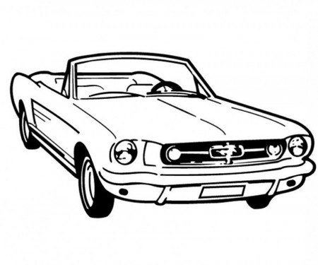 Racing Car Good And Cool Coloring Page - Kids Colouring Pages