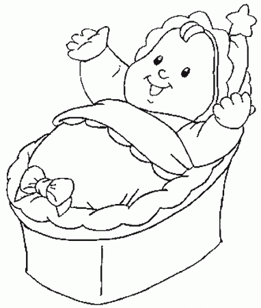 Baby Color Pages | Baby Colouring