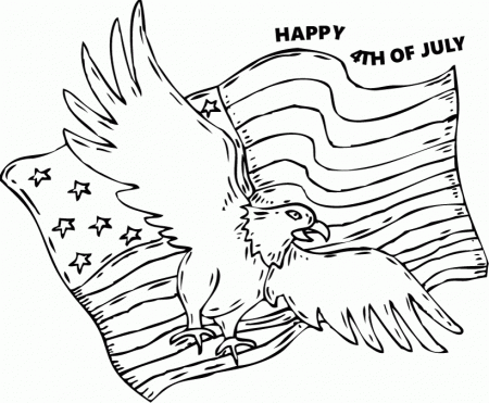 American Eagle Coloring Page