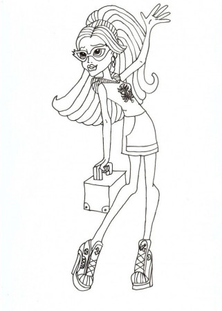 Monster High Print Out Coloring Pages C0lor 224049 Monster High 