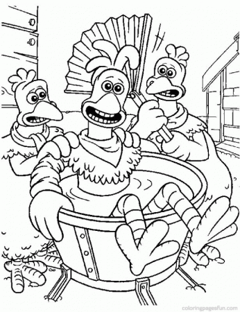 Chicken Run Coloring Pages 18 | Free Printable Coloring Pages 