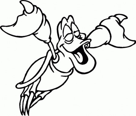 Sebastian Crab Free Coloring Pages Disney Coloring Pages 147657 