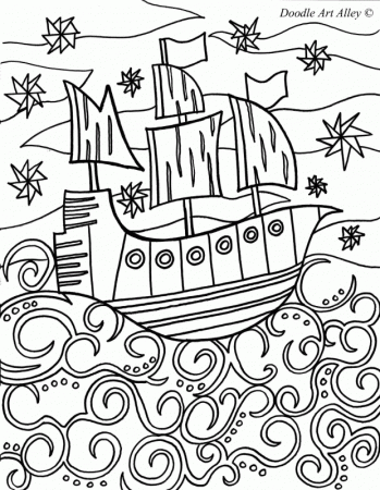 pirate coloring page | Coloring Pages