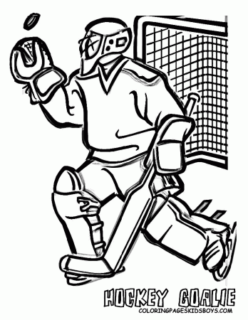 hockey coloring pages for boys | Coloring Pages For Kids