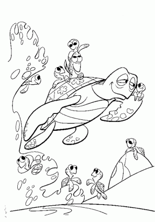 printable Finding nemo animation Coloring Pages for kids | Best 