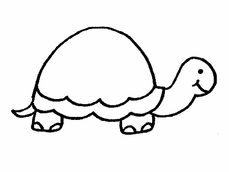 simple Turtle coloring pages for kids | Coloring Pages