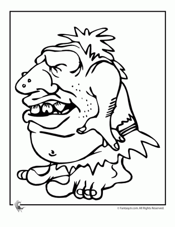 ugly troll Colouring Pages (page 2)