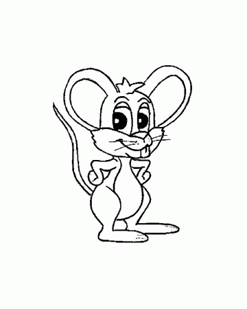 Mouse Coloring Pages - Coloringpages1001.