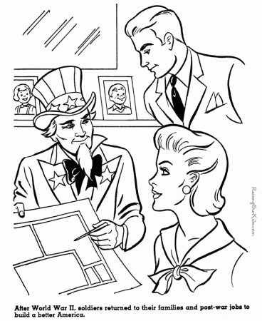 Uncle Sam Coloring Pages 357 | Free Printable Coloring Pages