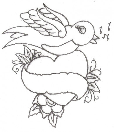 Birds Tattoos For You: Free Sparrow Bird Tattoo Designs