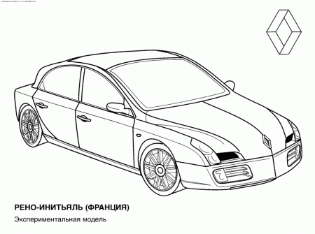 Free games for kids » Cars coloring pages 53
