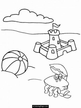 sand-castle-beach-ball-crab-printable-coloring-page 