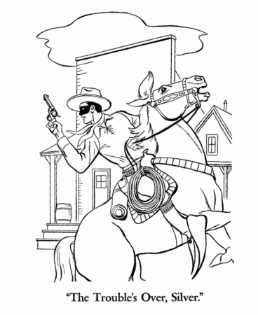 Lone Ranger Coloring Pages | Coloring Pages